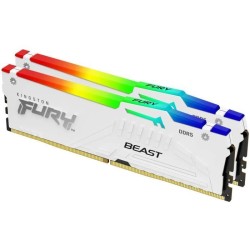Mémoire DDR5 - KINGSTON - FURY Beast White RGB EXPO - 32 Go (2 x 16 G