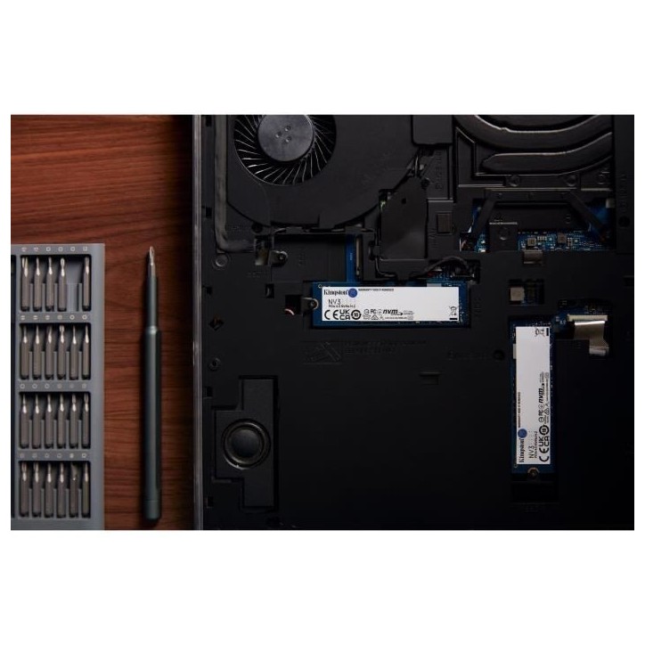 KINGSTON - NV3 - SSD Interne - 500 Go - PCIe 4.0 NVMe M.2 2280 KINGSTON - NV3 - SSD Interne - 500 Go - PCIe 4.0 NVMe M.2 2280