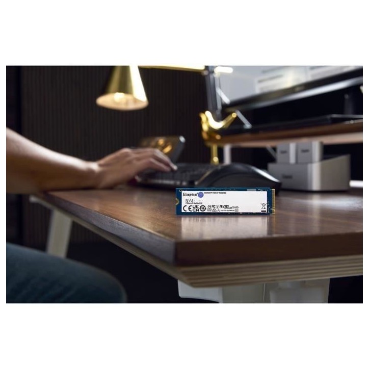 KINGSTON - NV3 - SSD Interne - 500 Go - PCIe 4.0 NVMe M.2 2280 KINGSTON - NV3 - SSD Interne - 500 Go - PCIe 4.0 NVMe M.2 2280