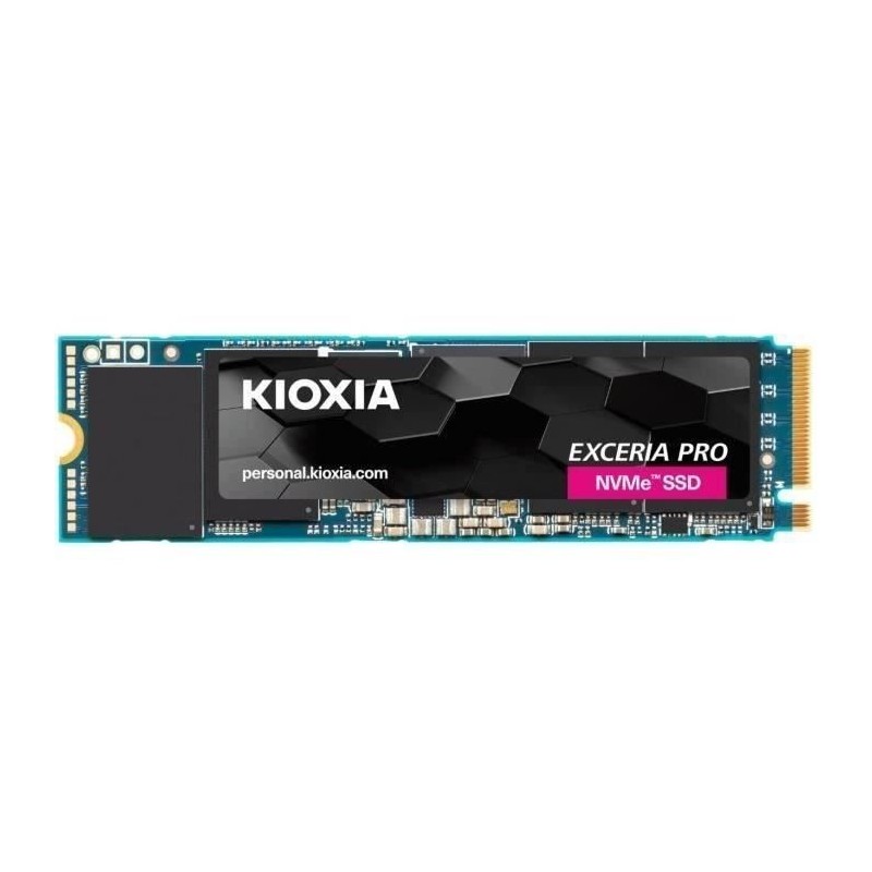SSD - KIOXIA - EXCERIA PRO - 1 To, M.2, 7300 Mo/s lecture, 6400 Mo/s SSD - KIOXIA - EXCERIA PRO - 1 To, M.2, 7300 Mo/s lecture, 6400 Mo/s