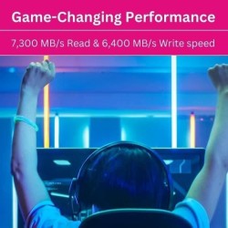 SSD - KIOXIA - EXCERIA PRO - 2 To, M.2, 7300 Mo/s lecture, 6400 Mo/s