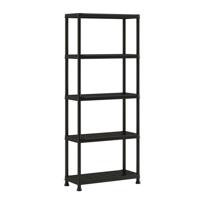 Etagere de rangement - KETER - ETAGERE PLUS 75/5 - 5 tablettes - Noir Etagere de rangement - KETER - ETAGERE PLUS 75/5 - 5 tablettes - Noir