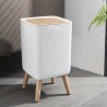 Poubelle sur pied de salle de bain push - MALMO SQUARE - KITCHEN MOVE