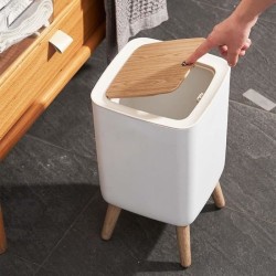 Poubelle sur pied de salle de bain push - MALMO SQUARE - KITCHEN MOVE