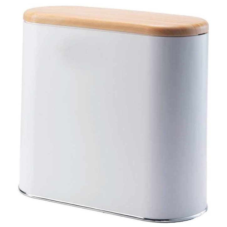 Poubelle de salle de bain étroite push - ALDO - KITCHEN MOVE - 10 L - Bois Poubelle de salle de bain étroite push - ALDO - KITCHEN MOVE - 10 L - Bois
