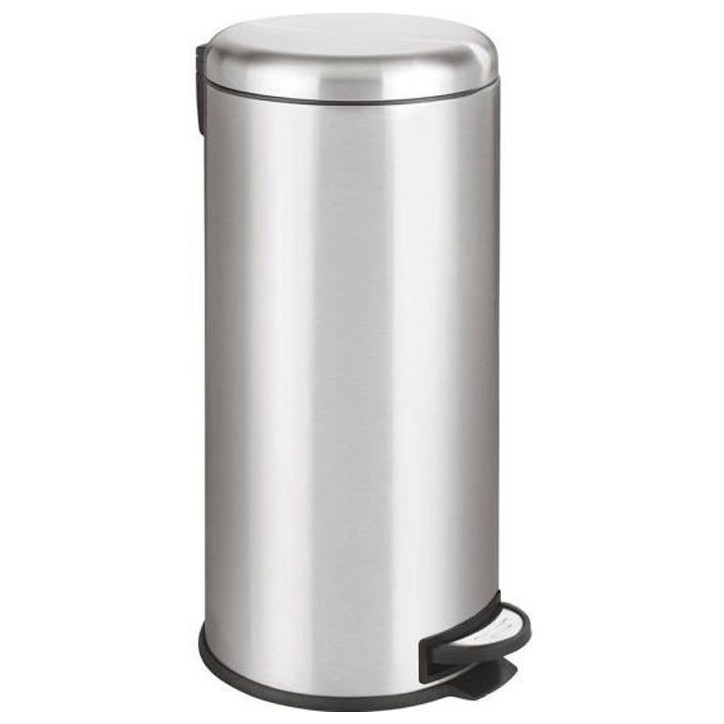 KITCHEN MOVE Poubelle de cuisine a pédale - Inox brossé - 30L - URBAN KITCHEN MOVE Poubelle de cuisine a pédale - Inox brossé - 30L - URBAN