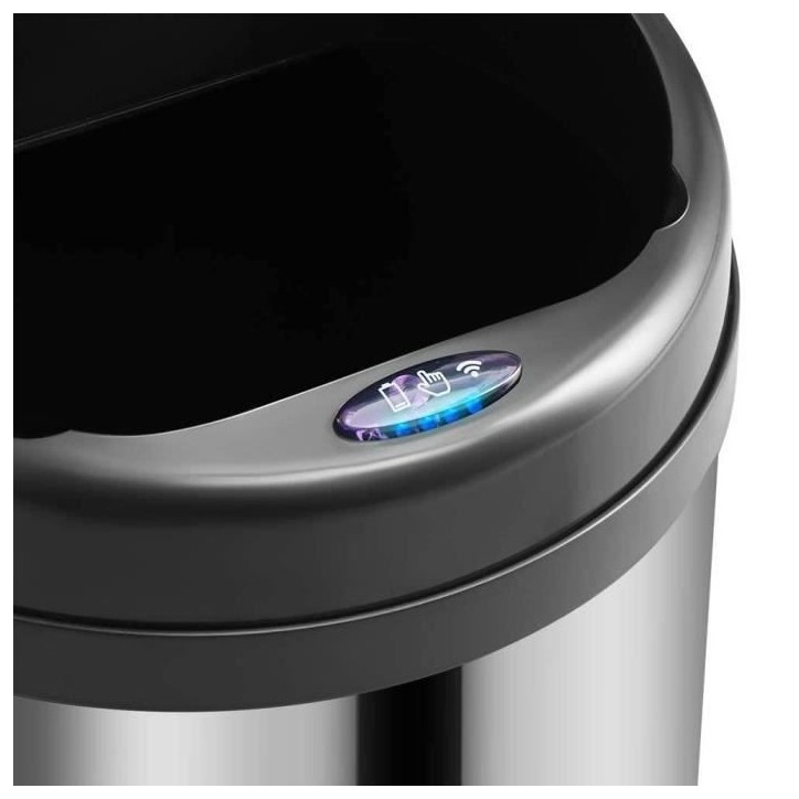 KITCHEN MOVE Poubelle de cuisine automatique - Inox - Argent - 50L ARTIC KITCHEN MOVE Poubelle de cuisine automatique - Inox - Argent - 50L ARTIC