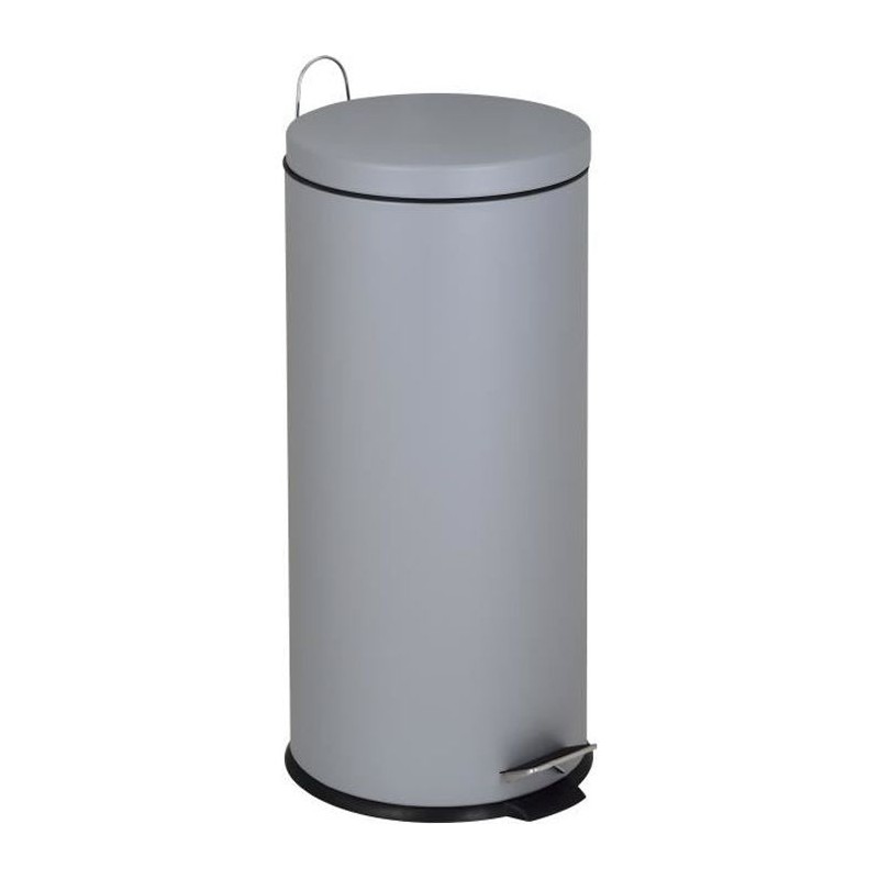 KITCHEN MOVE Poubelle de cuisine a pédale URBAN 30L - En acier Gris KITCHEN MOVE Poubelle de cuisine a pédale URBAN 30L - En acier Gris