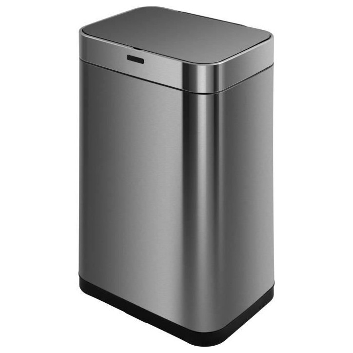 Poubelle de cuisine automatique design - UPPER - KITCHEN MOVE - 60 L - Inox avec cerclage Poubelle de cuisine automatique design - UPPER - KITCHEN MOVE - 60 L - Inox avec cerclage