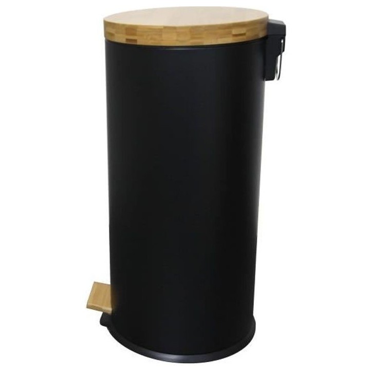 KITCHEN MOVE Poubelle de cuisine a pédale Forest - 30L - Noir mat KITCHEN MOVE Poubelle de cuisine a pédale Forest - 30L - Noir mat