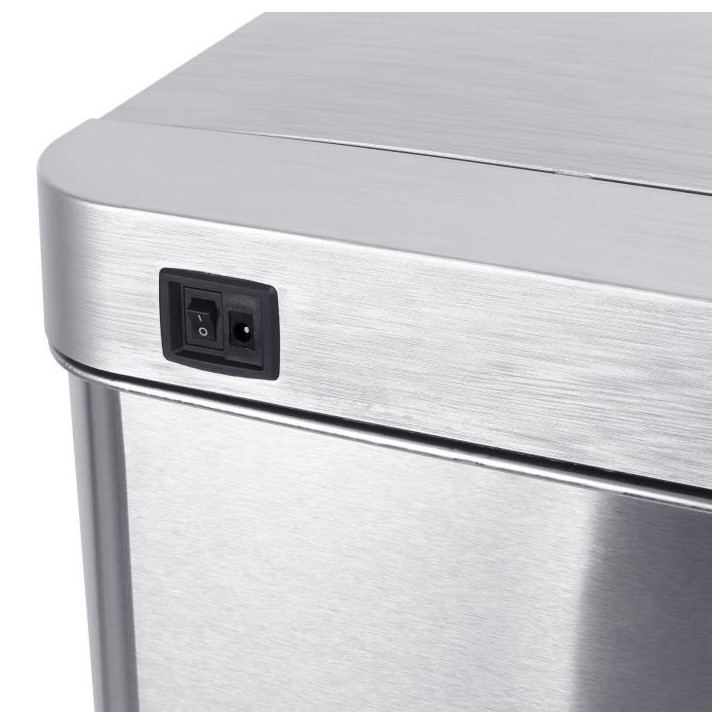 KITCHEN MOVE Poubelle automatique PARKSIDE - 50L - Inox avec cerclage