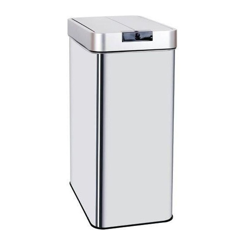 KITCHEN MOVE Poubelle automatique SILVERLAKE - 60L - Inox avec cerclag KITCHEN MOVE Poubelle automatique SILVERLAKE - 60L - Inox avec cerclag
