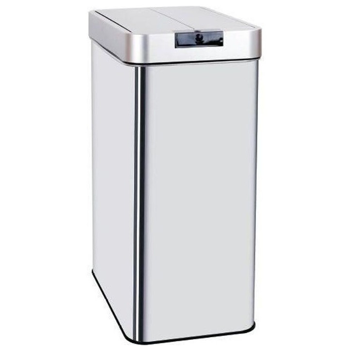 KITCHEN MOVE Poubelle automatique SILVERLAKE - 60L - Inox avec cerclage