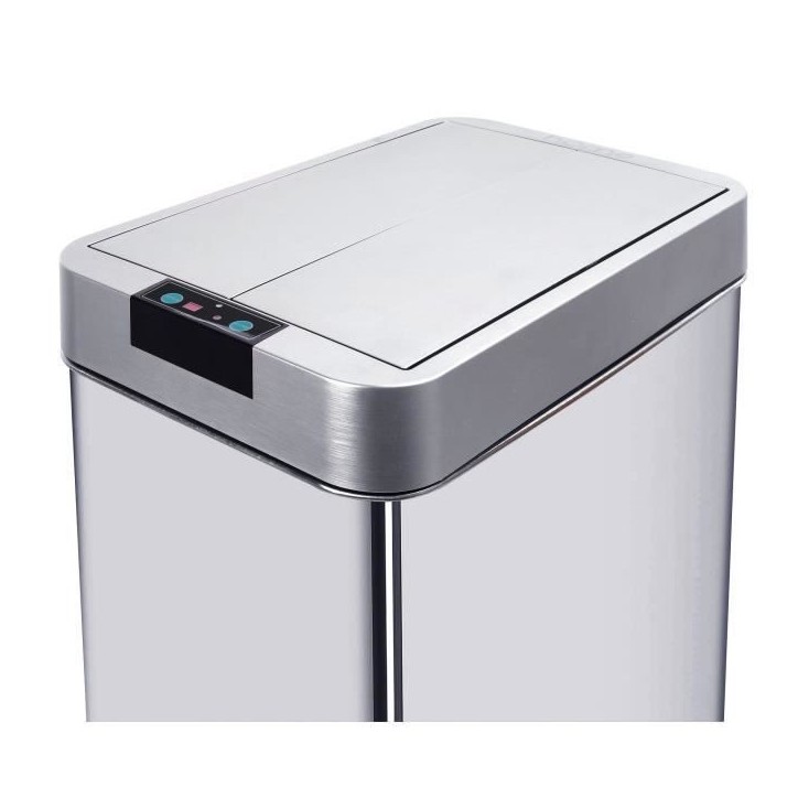 KITCHEN MOVE Poubelle automatique SILVERLAKE - 60L - Inox avec cerclage
