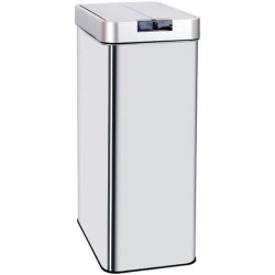 KITCHEN MOVE Poubelle automatique SILVERLAKE - 70L - Inox avec cerclag