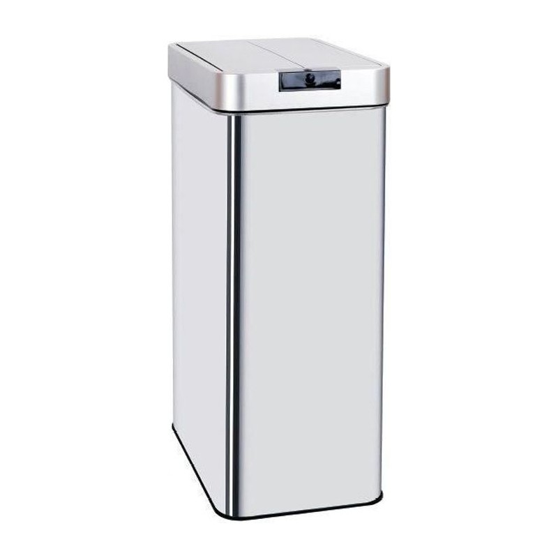 KITCHEN MOVE Poubelle automatique SILVERLAKE - 70L - Inox avec cerclag KITCHEN MOVE Poubelle automatique SILVERLAKE - 70L - Inox avec cerclag