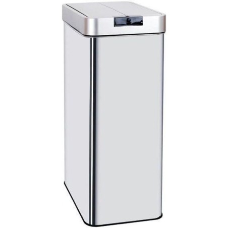 KITCHEN MOVE Poubelle automatique SILVERLAKE - 70L - Inox avec cerclag