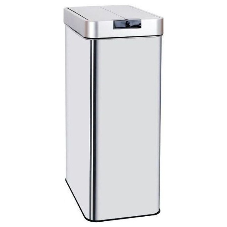 KITCHEN MOVE Poubelle automatique SILVERLAKE - 70L - Inox avec cerclage KITCHEN MOVE Poubelle automatique SILVERLAKE - 70L - Inox avec cerclage