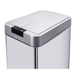 KITCHEN MOVE Poubelle automatique SILVERLAKE - 70L - Inox avec cerclag