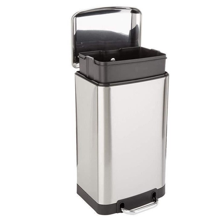 KITCHEN MOVE Poubelle a pédale GREENWICH - 30L - Inox KITCHEN MOVE Poubelle a pédale GREENWICH - 30L - Inox
