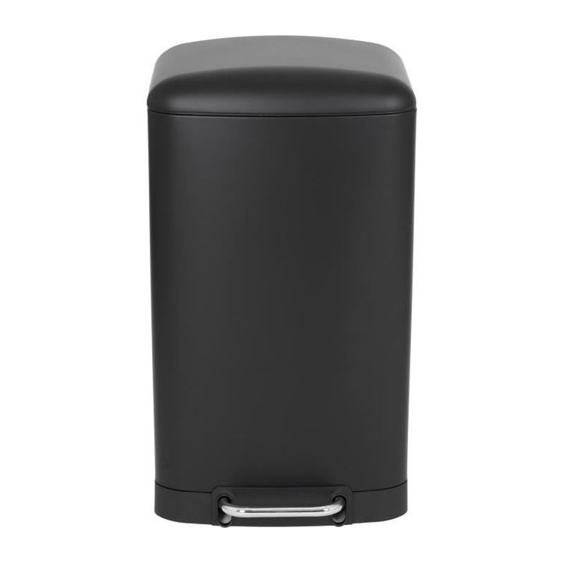 KITCHEN MOVE Poubelle de cuisine a pédale - Acier Noir mat - 40L GREE KITCHEN MOVE Poubelle de cuisine a pédale - Acier Noir mat - 40L GREE