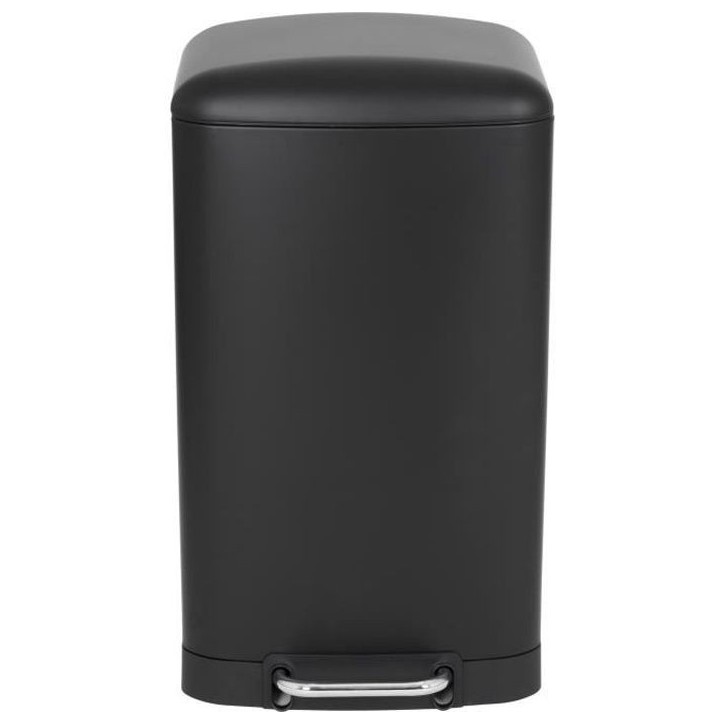KITCHEN MOVE Poubelle de cuisine a pédale - Acier Noir mat - 40L GREENWICH KITCHEN MOVE Poubelle de cuisine a pédale - Acier Noir mat - 40L GREENWICH