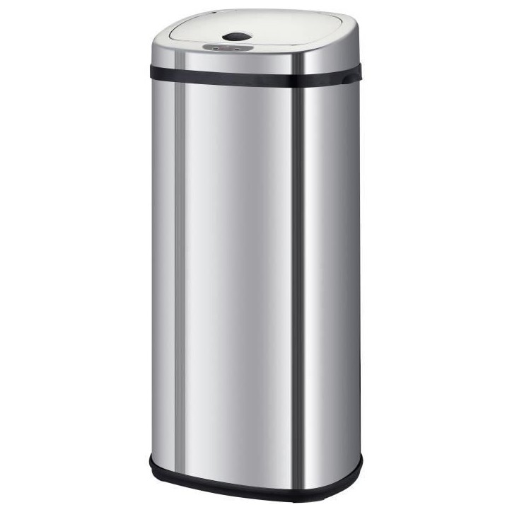 Poubelle de cuisine automatique - LARGO - KITCHEN MOVE - 42 L - Inox avec cerclage Poubelle de cuisine automatique - LARGO - KITCHEN MOVE - 42 L - Inox avec cerclage