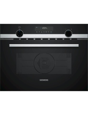 SIEMENS - CM585AGS0 Four micro-ondes intégrable compact - Fonction micro-ondes - 44L - Inox