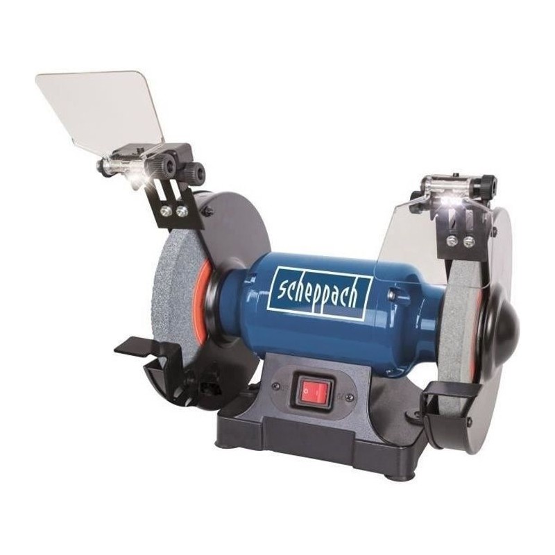 Touret a meuler - SCHEPPACH - SM200L - 500W - 2 disques - 2 éclairage Touret a meuler - SCHEPPACH - SM200L - 500W - 2 disques - 2 éclairage