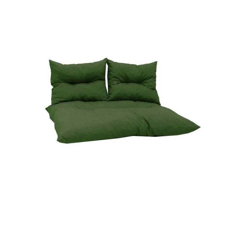 Kit palette classic - Matelas avocat + 2 coussins dossier - JARDIN PRI Kit palette classic - Matelas avocat + 2 coussins dossier - JARDIN PRI