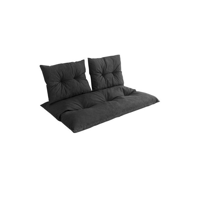 Kit palette classic - Matelas ardoise + 2 coussins dossier - JARDIN PRIVE Kit palette classic - Matelas ardoise + 2 coussins dossier - JARDIN PRIVE