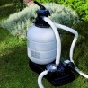 GRE - Kit Piscine hors sol acier ronde blanche Ø370 x 132 cm (Livrée