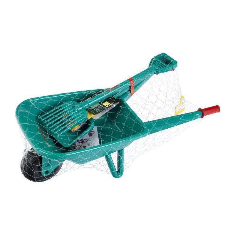 Set de jardinage Bosch avec brouette, 4 pieces - KLEIN - 2752 Set de jardinage Bosch avec brouette, 4 pieces - KLEIN - 2752