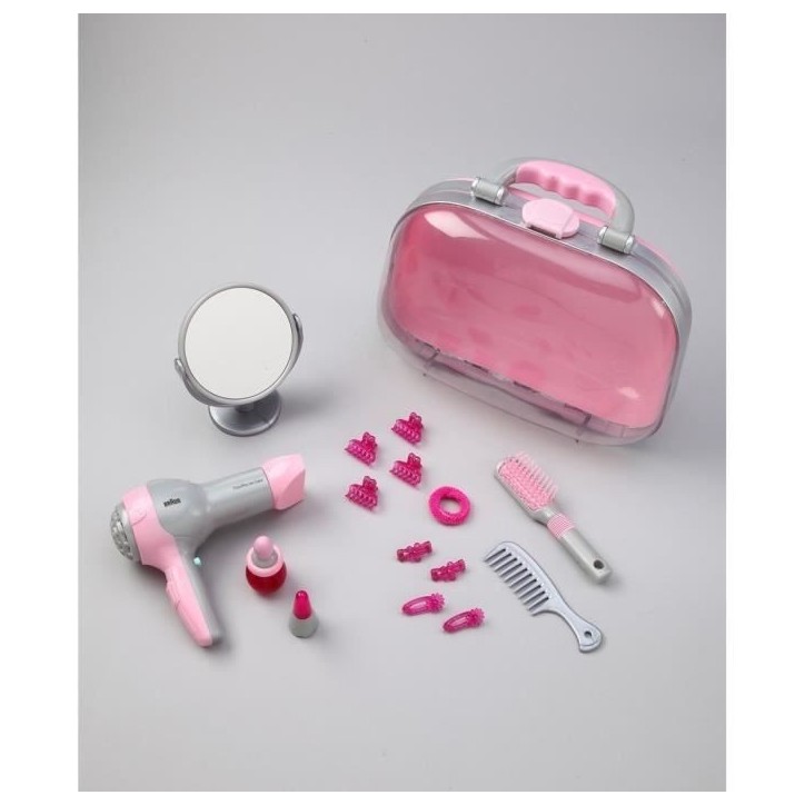 KLEIN - Mallette de coiffure Braun avec seche-cheveux électronique KLEIN - Mallette de coiffure Braun avec seche-cheveux électronique