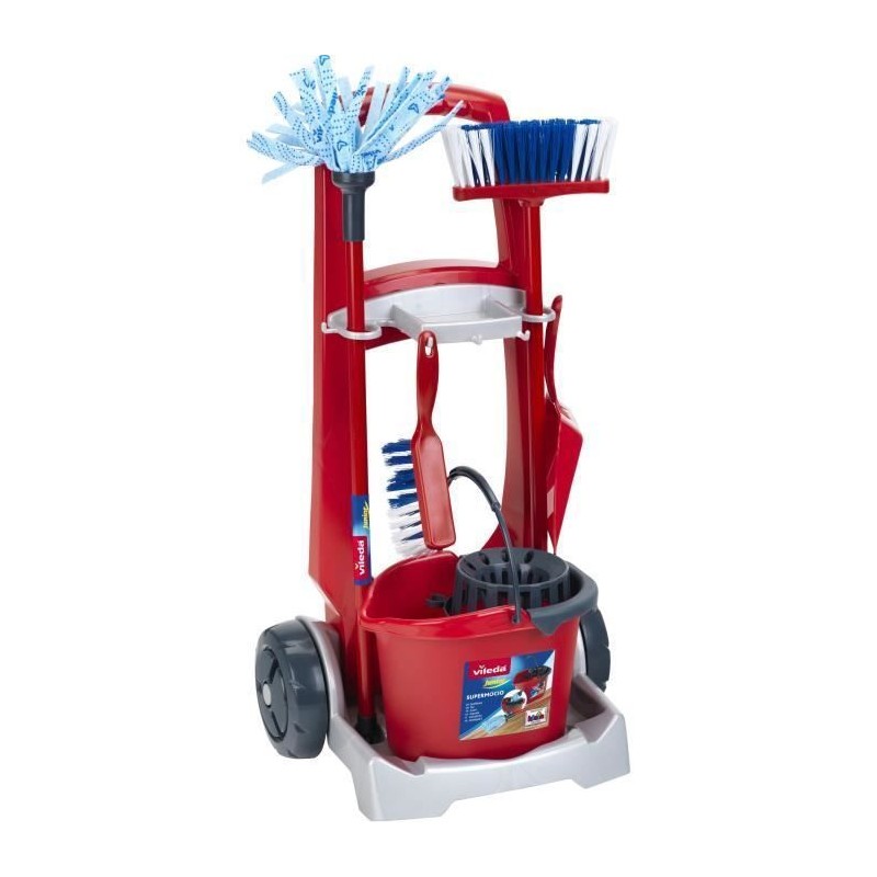 Chariot de ménage Vileda avec accessoires - KLEIN - 6741 Chariot de ménage Vileda avec accessoires - KLEIN - 6741
