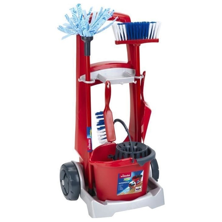 Chariot de ménage Vileda avec accessoires - KLEIN - 6741 Chariot de ménage Vileda avec accessoires - KLEIN - 6741