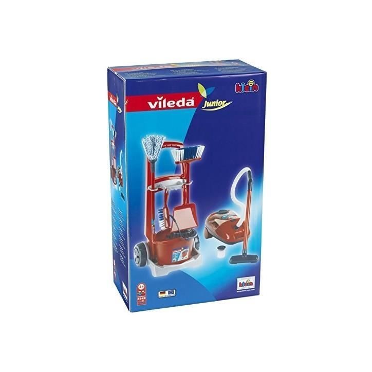 KLEIN - Chariot de ménage Vileda avec aspirateur électronique KLEIN - Chariot de ménage Vileda avec aspirateur électronique