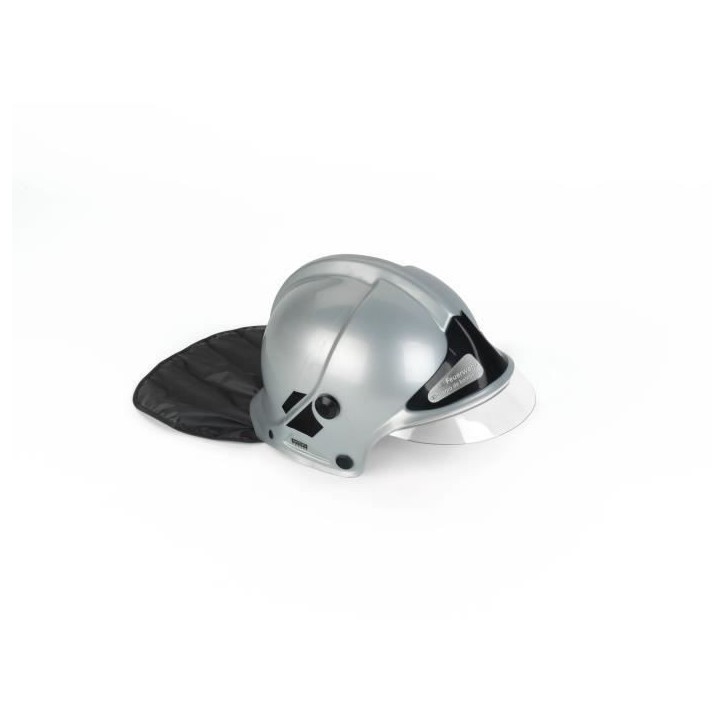 Casque de pompier gris avec visiere escamotable et protege nuque - KLEIN - 8902 Casque de pompier gris avec visiere escamotable et protege nuque - KLEIN - 8902