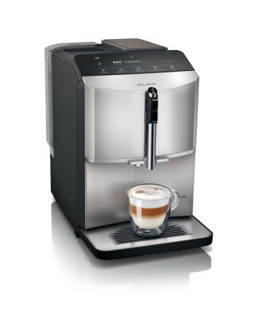 Machine a café SIEMENS - EQ300 S300 - 5 boissons, bac a grains 250g, réservoir d'eau 1,4L, Bandeau sensitif avec ecran LCD