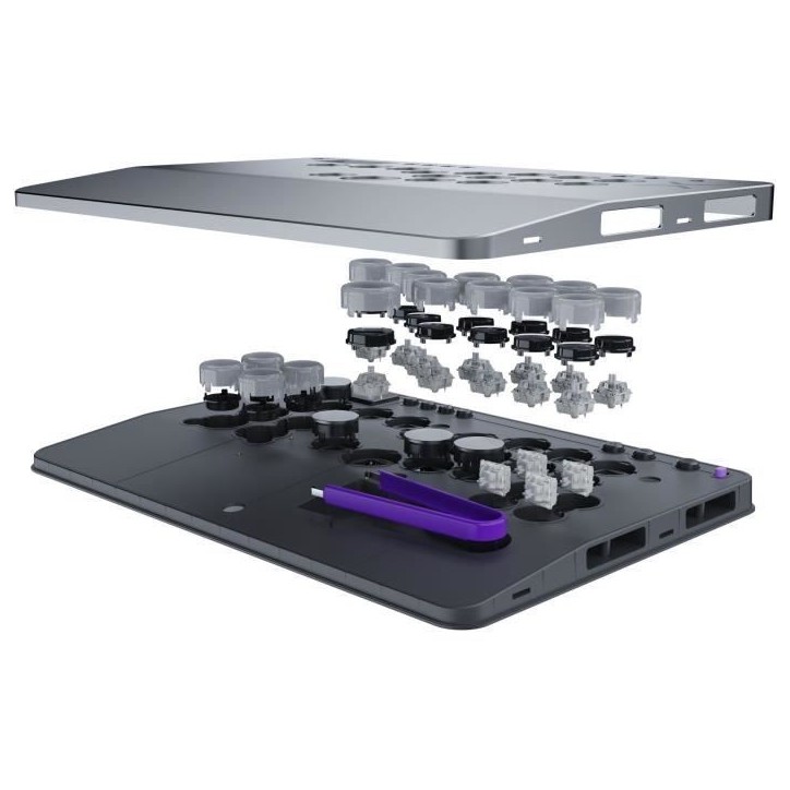 Manette de combat sans levier - Xbox - Victrix Pro KO Leverless Fight Stick - Gris Manette de combat sans levier - Xbox - Victrix Pro KO Leverless Fight Stick - Gris