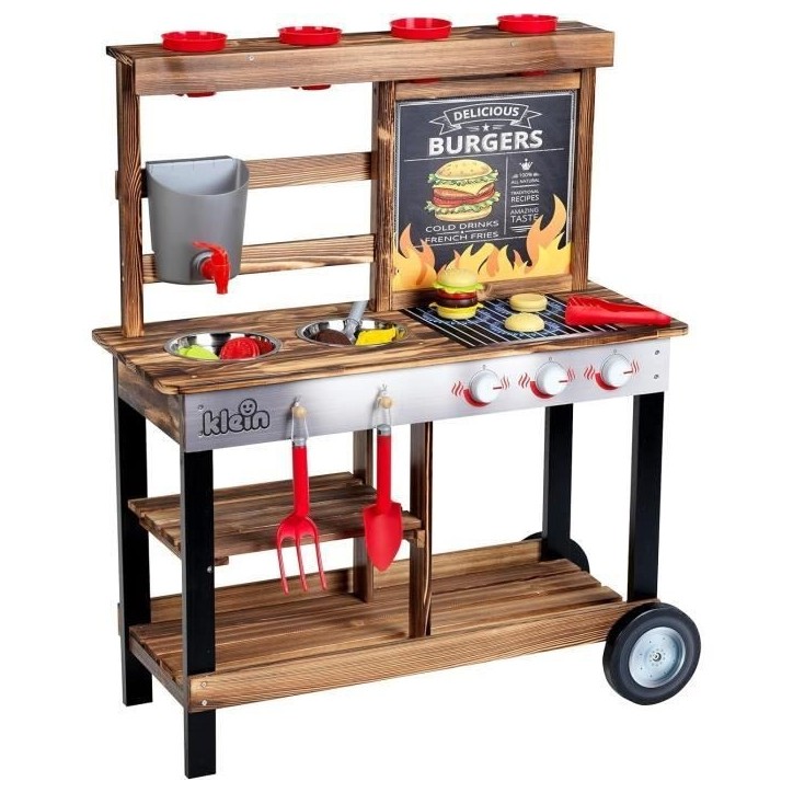 Cuisine d'été en bois Beach Picnic avec 23 accessoires - KLEIN - 2368 Cuisine d'été en bois Beach Picnic avec 23 accessoires - KLEIN - 2368
