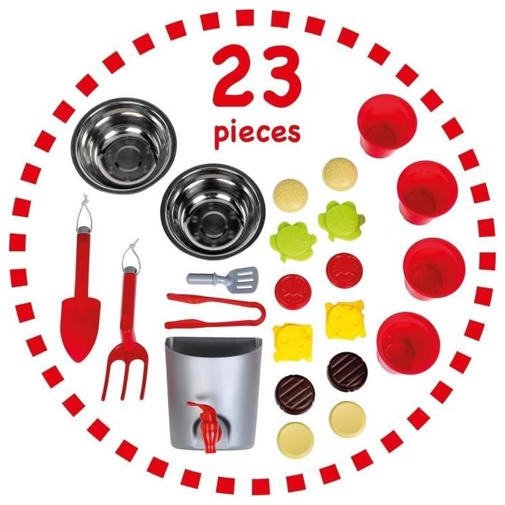 Cuisine d'été en bois Beach Picnic avec 23 accessoires - KLEIN - 2368 Cuisine d'été en bois Beach Picnic avec 23 accessoires - KLEIN - 2368