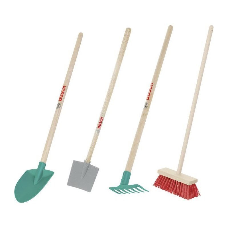 Outils de jardinage Bosch en bois et plastique, 4 pieces - KLEIN - 279 Outils de jardinage Bosch en bois et plastique, 4 pieces - KLEIN - 279