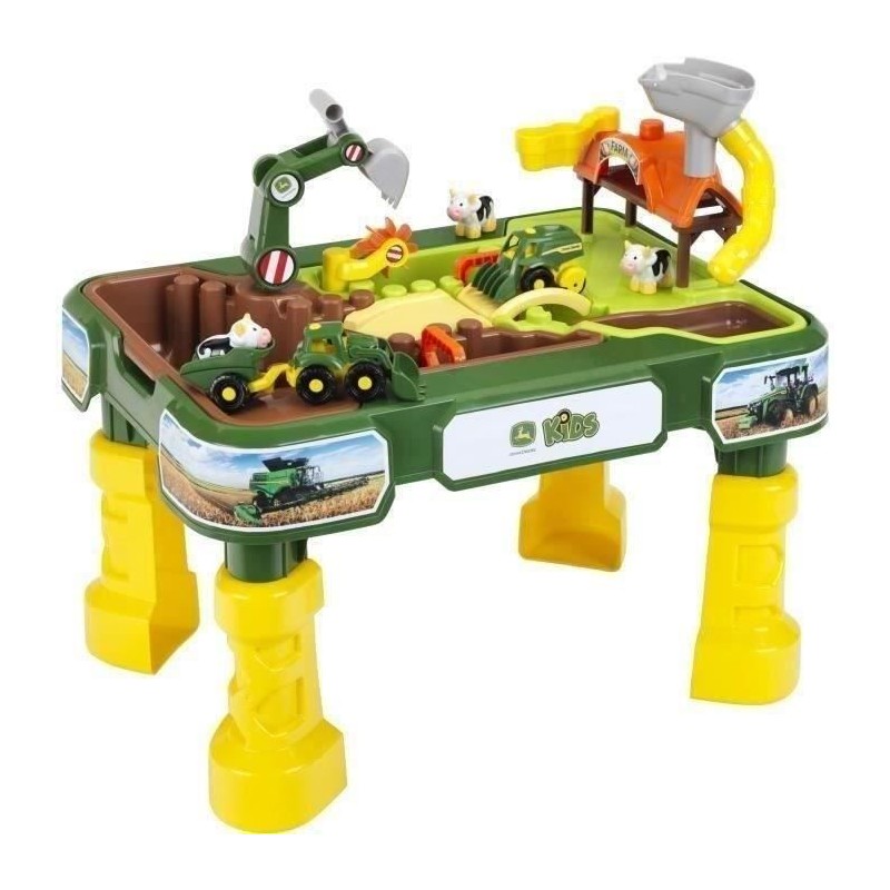 Table multi jeux sable et eau John Deere - KLEIN - 3948 - Mixte - Enfa Table multi jeux sable et eau John Deere - KLEIN - 3948 - Mixte - Enfa
