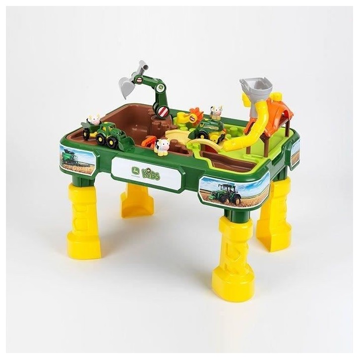 Table multi jeux sable et eau John Deere - KLEIN - 3948 - Mixte - Enfant - Jaune - A partir de 3 ans Table multi jeux sable et eau John Deere - KLEIN - 3948 - Mixte - Enfant - Jaune - A partir de 3 ans