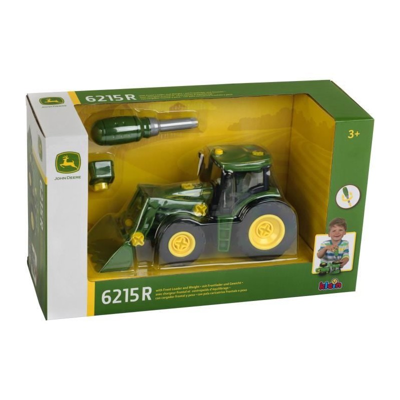 Tracteur a monter John Deere - KLEIN - 3977 - Chargeur frontal, contre