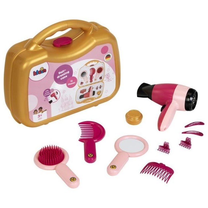 Mallette de coiffure avec seche-cheveux électronique - KLEIN - 5559 - Des 3 ans Mallette de coiffure avec seche-cheveux électronique - KLEIN - 5559 - Des 3 ans