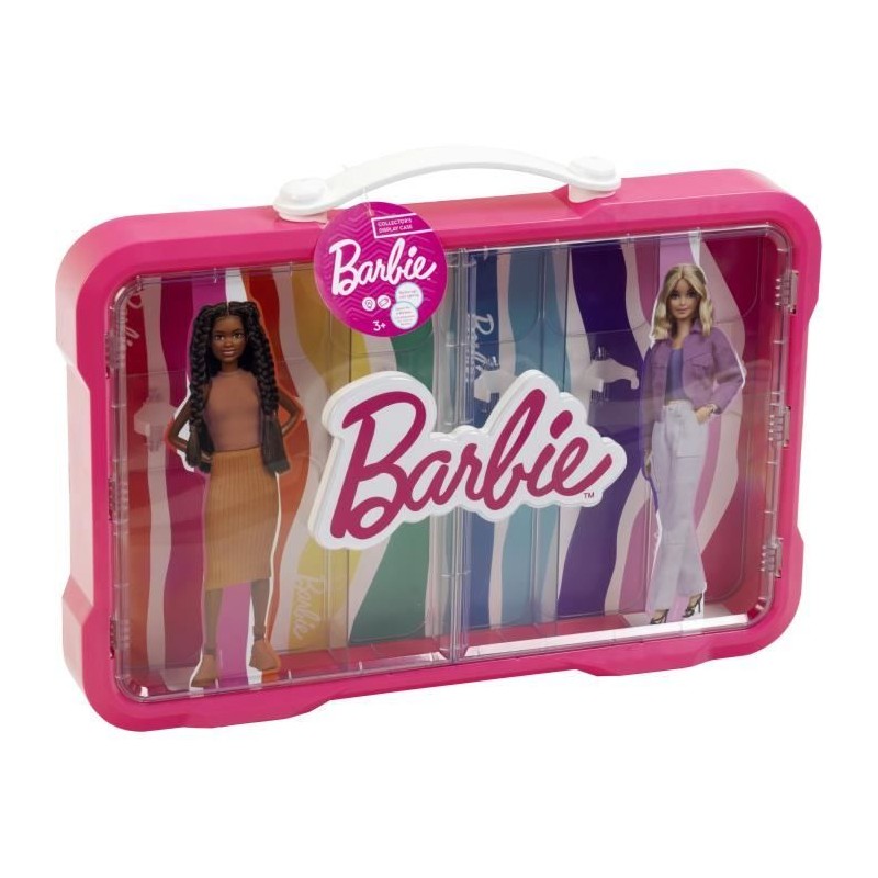 Mallette vitrine Barbie - KLEIN - 5808 - Pour 6 poupées avec fermoir Mallette vitrine Barbie - KLEIN - 5808 - Pour 6 poupées avec fermoir