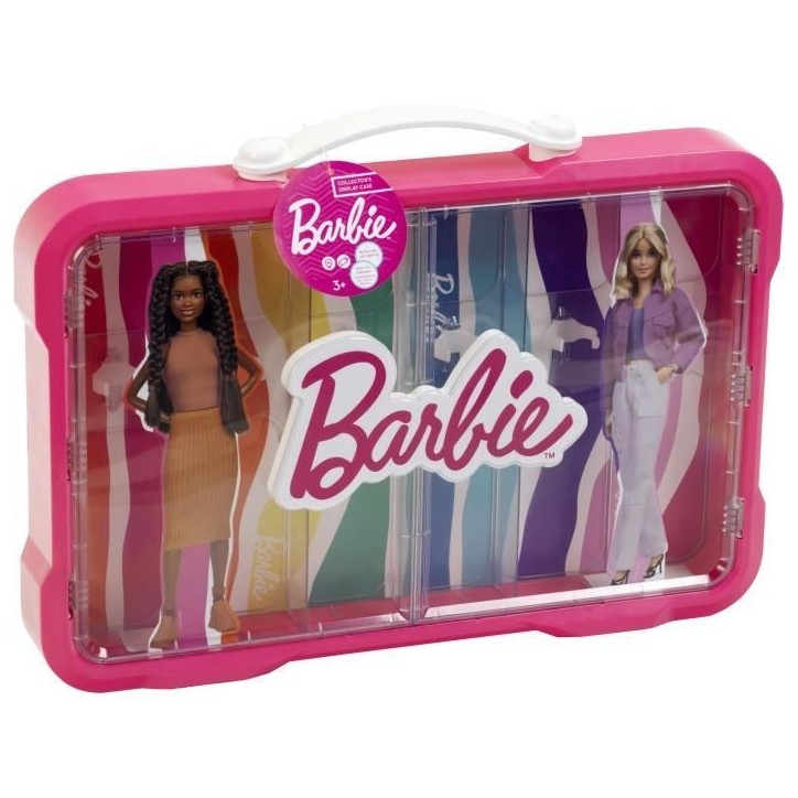 Mallette vitrine Barbie - KLEIN - 5808 - Pour 6 poupées avec fermoir lumineux - Des 3 ans Mallette vitrine Barbie - KLEIN - 5808 - Pour 6 poupées avec fermoir lumineux - Des 3 ans