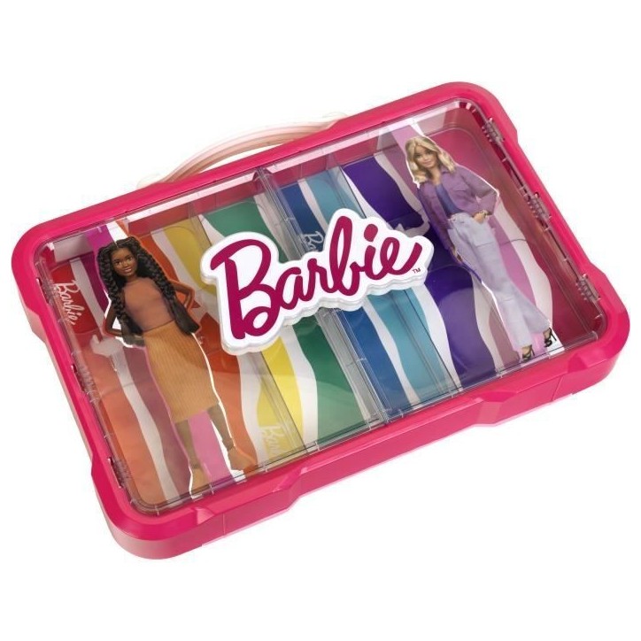 Mallette vitrine Barbie - KLEIN - 5808 - Pour 6 poupées avec fermoir lumineux - Des 3 ans Mallette vitrine Barbie - KLEIN - 5808 - Pour 6 poupées avec fermoir lumineux - Des 3 ans
